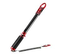 F Fityle Dispositivo de Control de Pesca Pinza Agarrador Herramienta Aluminio 6061 con Empuñadura EVA y Clip Metálico Sujeción Estable sin Dañar al Adecuado para Barco Chaleco Cinturón Muelle , Rojo