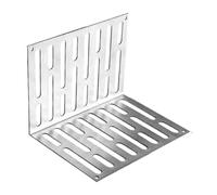F Fityle Drenaje de Piso de Esquina de Pared Drenaje de Pared Lateral Rejilla de Filtro de a Prueba de óxido Estructura de ángulo Recto Antiobstrucción Acero, 20 Cm X 11 Cm X 14