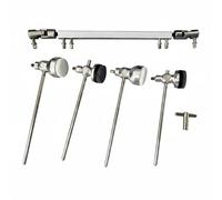 F Fityle Drum Pedal Connector Pedal de Bombo Doble Eje de Transmisión de Fieltro Varilla de Enlace de Aleación Mejora la Coordinación y la Precisión Adecuado para Ensayo Práctica y Actuaciones
