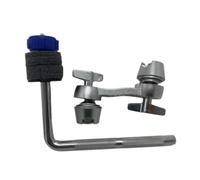F Fityle Drum Set de montaje de montaje L Varilla Ajuste de la abrazadera Hardware de alto rendimiento Piezas de tambor del brazo del platillo para la orquesta, Azul