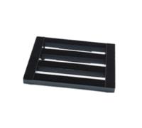 F Fityle Efecto de Guitarra Pedal Pedal Board Efectos de Peso Ligero Aleación de Aluminio de Aluminio para Accesorios de Instrumentos Musicales de Guitarra, 34x27cm