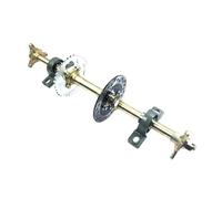 F Fityle Eje Trasero Go Kart Componente Central Kit de Eje Trasero Ajustable Montaje de Disco Fácil Instalación Adecuado para Proyectos de Hobbyistas y de Karts, 71CM, Brida De 3 Orificios