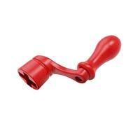 F Fityle Enrollador de cuerdas de guitarra con manivela, accesorio para instrumentos musicales, compacto, portátil, universal, ergonómico, herramienta de, Rojo
