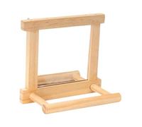 F Fityle Espejo de Madera para pájaros, Jaula para Loros, Juguetes con Gancho de Metal, Perchas para colibríes, Espejo para periquitos, cotorras y pinzones.