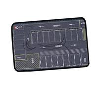 F Fityle Estacionamiento de Coche a, Mini Modelo de Alfombrilla de de cochera de Coche Alfombrilla de ratón de cochera para, Alfombrilla de Esquina Redonda.