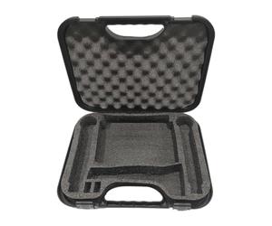 F Fityle Estuche rígido para micrófono con forro de esponja, resistente a impactos, portátil, para guardar instrumentos, ideal para estudio, escenario y canto, 36.5 Cm X 29.5 Cm