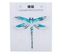 F Fityle Etiqueta Engomada de La Incrustación Universal Calcomanía de La Guitarra Cabezal de Bajo Cuerpo Decoración Del Cabezal, 10