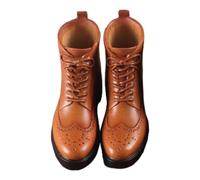 F Fityle Figura a Escala 1/6, Botas, Zapatos, Modelo de colección, PVC, Estilo Vintage para Figuras de acción Masculinas de 12 Pulgadas, Juguete, Figuras de, Amarillo Marron