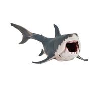 F Fityle Figura Tiburón para Niños Juguete Boca Realista Abre Plástico PVC Estructura Resistente Adecuada para Coleccionistas Decoración 15.6x8.5x5.5cm