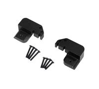 F Fityle Fijación de Barra de Acoplamiento para Coche RC, aleación de Aluminio, Accesorios de Bricolaje, repuestos con Tornillo para MN82para 1:12, Negro