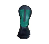 F Fityle Funda de Cabeza para Club de Golf con protección de Cuero PU, reemplazo de Maderas, Forro de Terciopelo, Impermeable, Funda de Madera para Regalo de, U Negra