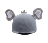 F Fityle Funda para Casco de esquí, decoración para Casco de esquí, Divertida, práctica, cálida, fiable, Creativa, Elegante, Gorro de para, Gris