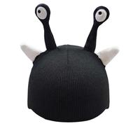 F Fityle Funda para Casco de esquí, Decorativa, de tamaño Universal, Divertida, Suave y elástica, para Nieve, para Mujeres, Hombres, niñas y niños, para, Negro