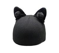 F Fityle Funda para de esquí y Snowboard, multifunción, Abrigada y Divertida, con Orejeras, decoración para Disfraz de Carnaval de Resort, Negro