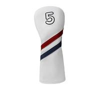 F Fityle Funda Protectora para Cabeza de Palo de Golf, Funda Protectora para Eje de Golf, Funda para Cabeza de Madera Premium, Numero 5