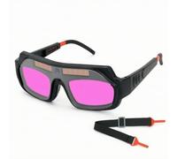 F Fityle Gafas de Soldadura Autorretráctiles Gafas Protectoras Lentes Oscurecimiento Automático Anteojos de Diseño de Bajo, Gafas De Soldadura Nuevas Con Correa Elástica