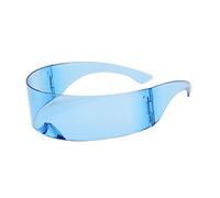 F Fityle Gafas de terre Creative Alien Robot Gafas de terre Visor Cyber Gafas de terre para Boy, Azul