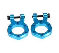 F Fityle Gancho de Remolque para Coche RC de 2 Piezas, Hebilla de de aleación de Aluminio para Coche de orugas a Escala 1/10, Mejora de camión de, Azul Claro