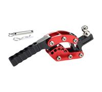 F Fityle Gancho de Remolque RC Crawler, Accesorio fotográfico 1:10 o 1:8, Escultura de Metal en Miniatura Realista para Garaje de Coche, Rojo