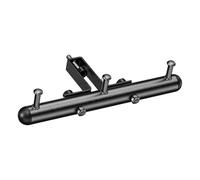 F Fityle Gancho Delantero para Bicicletas eléctricas, Gancho de Metal Universal Multifuncional para Colgar Mochilas, Colgador para vehículos eléctricos, 3 Ganchos de 26 Cm X