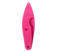 F Fityle Gancho para lombrices, Soporte para cebos, de Pesca Resistente, Ligero, con Orificio para cordón, Agarre Seguro, Dispositivo de Cebo, Rosa