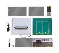 F Fityle Garaje de iluminación LED Diorama de Montaje 1/32, diseño de Modelo de estacionamiento de simulación, Garaje de Mini Coche para decoración de Mesa de