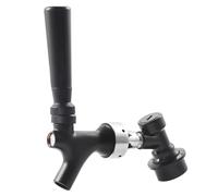 F Fityle Grifo Cerveza Dispensador Bebidas Grifo Llave Adaptador Conexión Acabado Resistente con Sellado Eficiente y Rosca Segura Adecuado para Barra Sociales Cervecería Casera, Copper Non-adj Kit