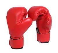 F Fityle Guantes de Boxeo Niños Guantes Sparring PU Transpirables Cómodos Adecuado para Artes Marciales Kickboxing Gimnasio Regalo Cumpleaños, Rojo