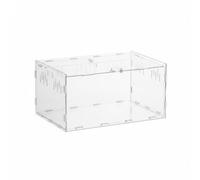 F Fityle Hábitat Acrílico Caja de Exposición Terrario Reptilario con Ventilación Total y Visión Panorámica Apto para Geckos y Ranas en Mesa Escritorio y Decoración del Hogar, 30-20-15cm