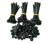 F Fityle Hebilla de brida multifuncional para debajo del motor, es universales para carrocería de automóviles, barcos y remolques, 100 Uds.