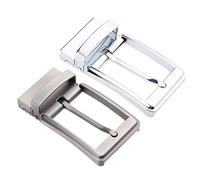 F Fityle Hebilla de Cinturón de Aleación de Hombre Sola Clavija Rectángulo Hebilla Reversible, #1, 35mm