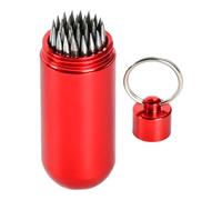 F Fityle Herramienta de reparación de Puntas de Taco de Billar, Resistente y con Llavero, Profesional, Ligera, para Mantenimiento y reparación de Billar, Rojo