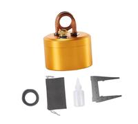 F Fityle Hornillo de Camping eficiente con Soporte y Bolsa de Almacenamiento. Pequeño hornillo de para hervir Agua, Ideal para Senderismo y Barbacoa, Oro