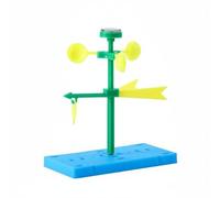 F Fityle Indicador de Viento Infantil Kit de Modelo Meteorológico Veleta Educativa Plástico Diseño Fácil de para Reforzar la y Habilidades Manuales Adecuado