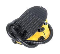 F Fityle Inflador portátil de Fuelle con Bomba de pie de Volumen y 3 boquillas para flotadores de Piscina, Juguetes acuáticos y Barcos, 3l