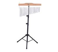 F Fityle Instrumento de percusión de carillón de barra, trípode ajustable y resistente, duradero, carillón de viento portátil de calidad profesional, 25 Nota