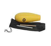 F Fityle Instrumento güiro, maraca de güiro, herramienta de enseñanza educativa, herramienta de entrenamiento musical, percusión latina para acompañamiento de, Amarillo