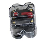 F Fityle Interruptor de Circuito Automático Protector de Línea Botón Manual Mecanismo de Corte Rápido Restablecimiento Seguro Adecuado para Embarcaciones, 100A
