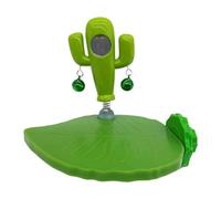 F Fityle Jaula de Juguete para Loros, periquitos, periquitos y agapornis. Soporte Interactivo para Perchas y Descanso.