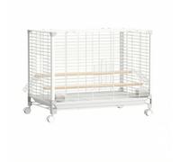 F Fityle Jaula para Pájaros Jaula Aves Pajarera Jaulón Voladera Estructura Sólida de Metal con Suaves Mantenimiento Sencillo y Montaje Completo Adecuada para Interiores Salas Casas, Grande
