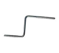 F Fityle Jazz Drum Z Shape Rod Support Rod Parts Durable Mount Cowbell Accessories Reemplazo de acero inoxidable Cymbal Arm Holder Percusión Drum Arms, Varilla en forma de Z