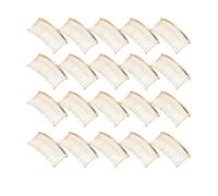 F Fityle Juego de 20 Peinetas Decorativas de Metal para Bodas, para, con 30 Pinzas para El Cabello para Fiestas, Oro