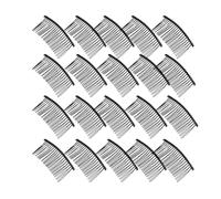F Fityle Juego de 20 Peinetas Decorativas de Metal para Bodas, para, con 30 Pinzas para El Cabello para Fiestas, Negro