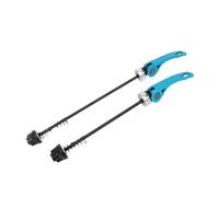 F Fityle Juego de Eje de liberación rápida para Bicicleta Delantera y Trasera, para buje de Rueda de Bicicleta de Carretera y montaña, Repuesto de Juego de, Azul