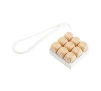 F Fityle Juguete antiestrés con teclado y, llavero antiestrés, práctico para adultos, portátil, con cordón de silicona, elegante cadena para teléfono, Naranja Claro