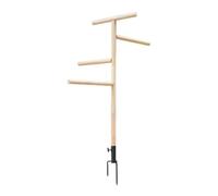 F Fityle Juguete de Percha para gallinero, Soporte para, Loros, gallos, Accesorios para gallinero, de Entrenamiento, Escalera, Barra de