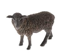 F Fityle Juguetes de Animales de Plástico Realistas para El Aprendizaje Educativo de Los Niños, Oveja Negra