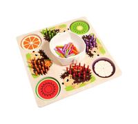 F Fityle Juguetes de clasificación de Colores, palitos de Colores, Desarrollo sensorial Interactivo, Juguetes educativos de matemáticas para de 3, 4 y 5