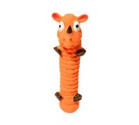 F Fityle Juguetes de Látex Chirriantes, Juguetes Interactivos para Perros, Juguetes para, Accesorios, Productos para Mascotas, Juguetes para Masticar, Naranja, 6x21cm