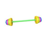 F Fityle Juguetes para niños, Mancuernas, Barra de Levantamiento, Entrenamiento Educativo, Desarrollo temprano para Gimnasio en casa, 2 Asas 49 Cm